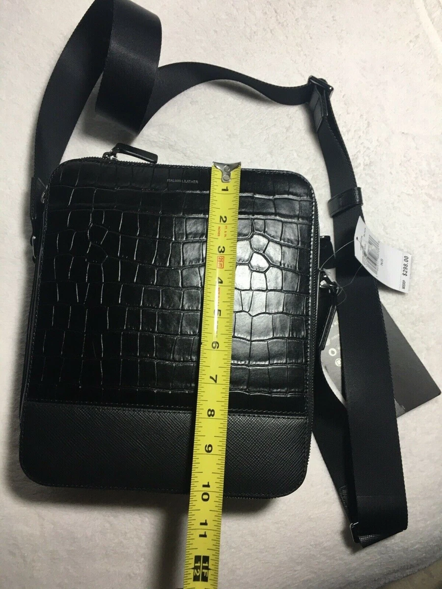 Michael kors harrison leather flight bag sale
