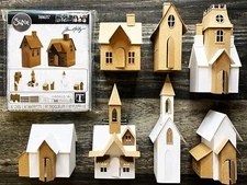New Sizzix Thinlits Village Collection 87pc #665564 Retail $84.99 by Tim Holtz