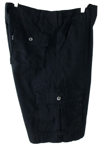 LEVIS Mens Squad Cargo Shorts BLACK 