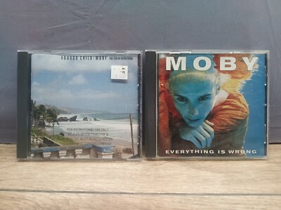 The End of Everything- Voodoo Child & Everything Is Wrong  Moby CD RARE Promo