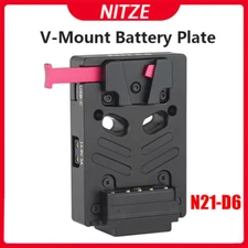 NITZE N21-D6 V Mount Battery Plate Adapter V-lock All V-mount Battery Universal