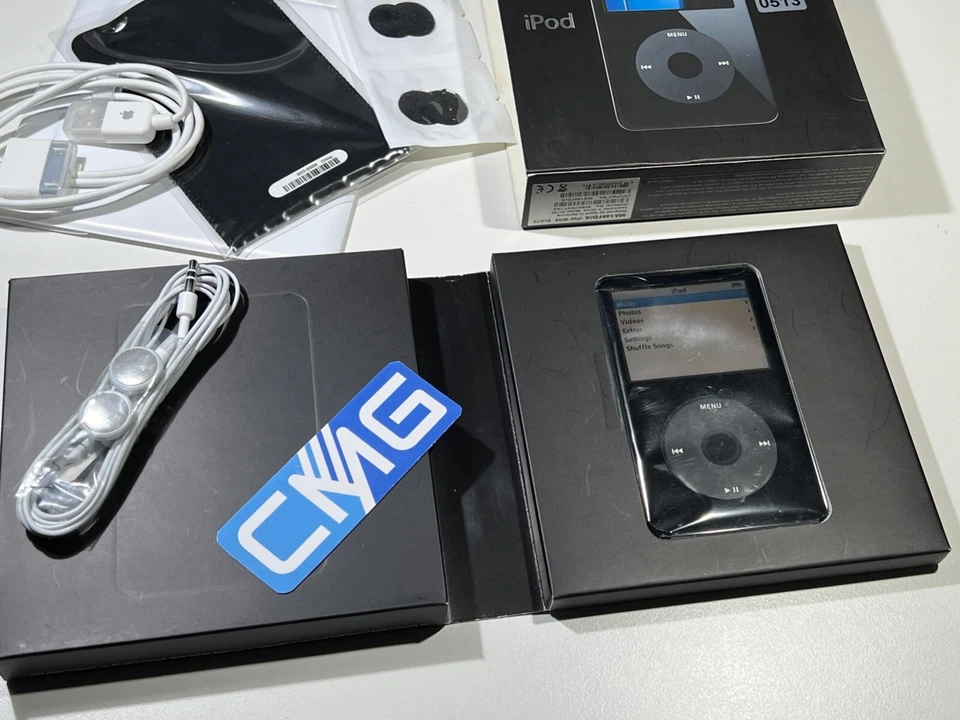 Apple iPod classic 5.Generation schwarz 5G 30GB Mod 2005 neuwertig 5th OVP #0513 - Bild 2 von 4