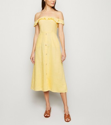 new look lemon dress