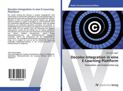 Docoloc-Integration in eine E-Learning Plattform Hans-Jörg Tagger