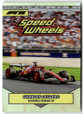Topps Chrome 2025 Formel 1 No. 75-SF Charles Leclerc Speed Wheels