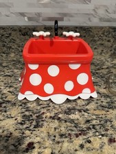 Disney Parks Minnie Mouse Kitchen Sink Ice Cream Sundae Dessert Souvenir Bowl