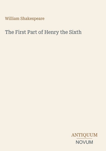 William Shakespeare | The First Part Of Henry The Sixth | Buch | Englisch (2026)-image