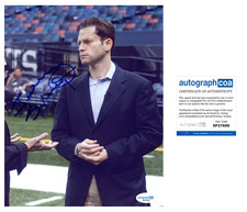 Jeremy Schaap 'ESPN Broadcaster' Signed 8x10 Photo ACOA E:60 Outside The Lines