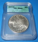 1878 S Morgan Silver Dollar, ICG-MS64
