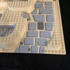 Lego Adventurers Desert Raised Baseplate Three Level Set 5978 Part 6092pb03