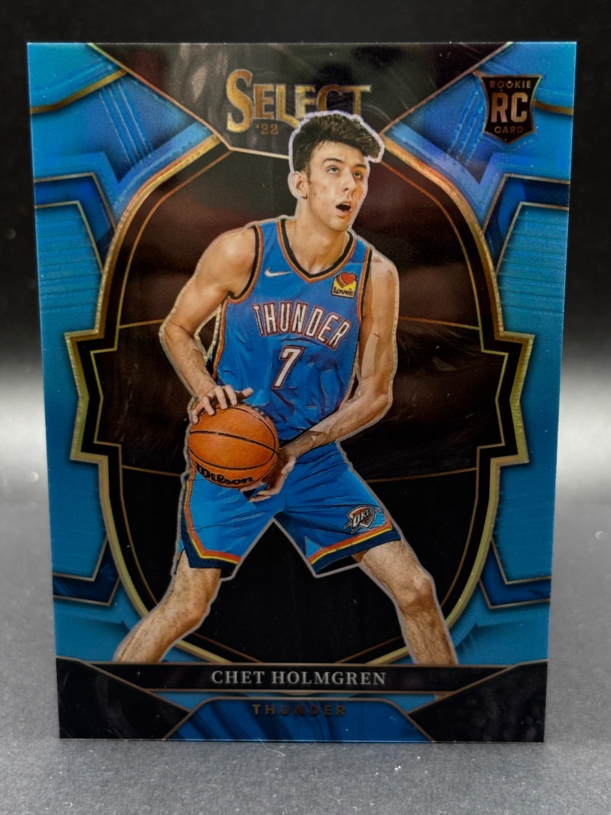 2022-23 Panini Select - Concourse Chet Holmgren #83 Light Blue Prizm /299 (RC)