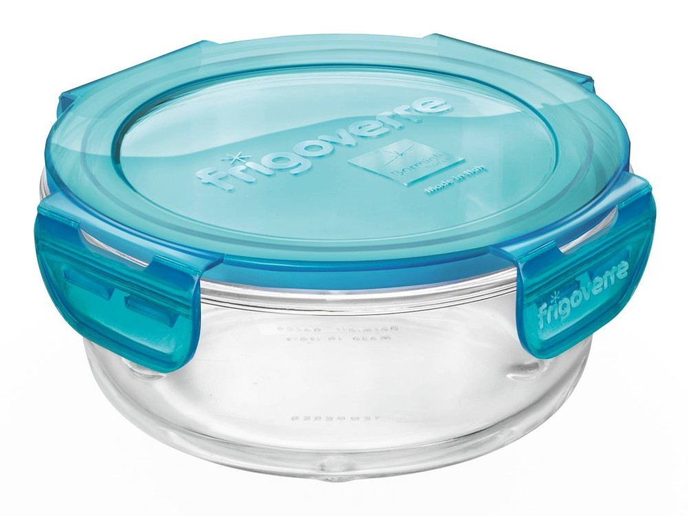 Glass Evolution Round Fridge Container 14 cm Bormioli Rocco
