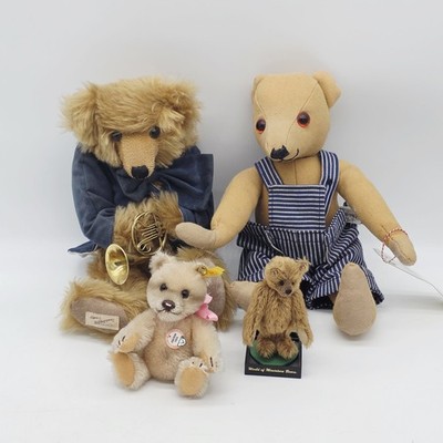 Sparset 5: Dean's Rag Book, Steiff und Merrythought Teddybären Sammlung 4 Stück