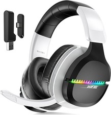 Wireless Gaming Headset for PS5 PC | 2.4GHz+BT - Play While Charging