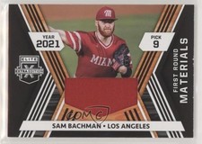 2021 Panini Elite Extra Edition First Round Materials Sam Bachman #FRM-SB 0n6n