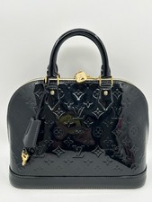 LOUIS VUITTON Alma PM Vernis Leather Purse Women Handbag Satchel Authentic LOGO