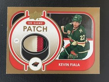 2021 Upper Deck Game #GJKF Kevin Fiala 1/15 Patch