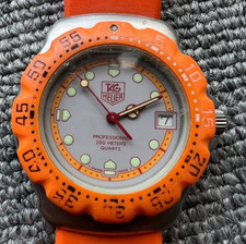 TAG Heuer Formula 1 373.513 Quartz Diver 200m Orange Men's Watch from JP