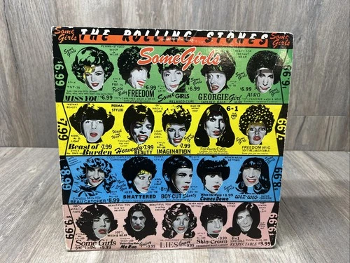 Rolling Stones Some Girls 1978 Vintage Record 1st Banned (COVER + SLEEVE ONLY)
