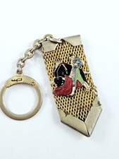 Portachiavi - Souvenir Vintage SPAGNA Torero Corrida Metallo Smaltato Anni 60