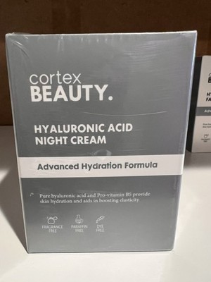 CORTEX BEAUTY: Hyaluronic Acid Night Cream - NEW/SEALED.  50ml
