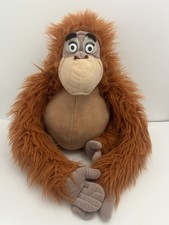 Vintage Walt Disney World Jungle Book King Louie 14" Plush Orangutan Hugging Toy