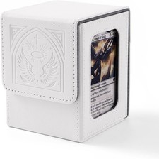 MTG Deck Box with Commander Display, Angel Card Deck Case Fits 100 Double Sleeve
