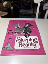 SLEEPING BEAUTY WALT DISNEY CARTOON MALEFICENT UN-CUT PRESSBOOK LOT PROMO MOVIE