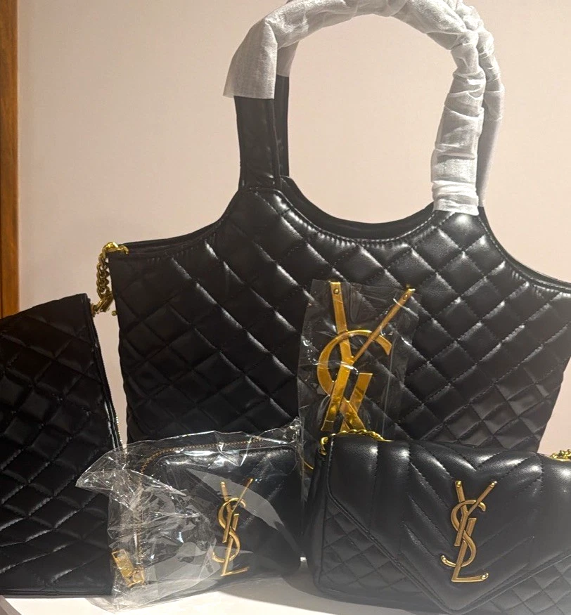 Saint Laurent Leather Tote Bags for Women for sale | eBay