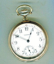 WALTHAM POCKET WATCH 16S MODEL 1908 RUNS WELL