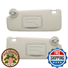 Left  Right Sun Visor Replacement for Chevy Sonic Spark 2012-2019 Gray