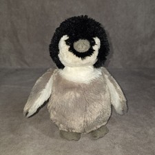 Ganz Webkinz Plush Baby Penguin Grey Black White No Code Stuffed Animal