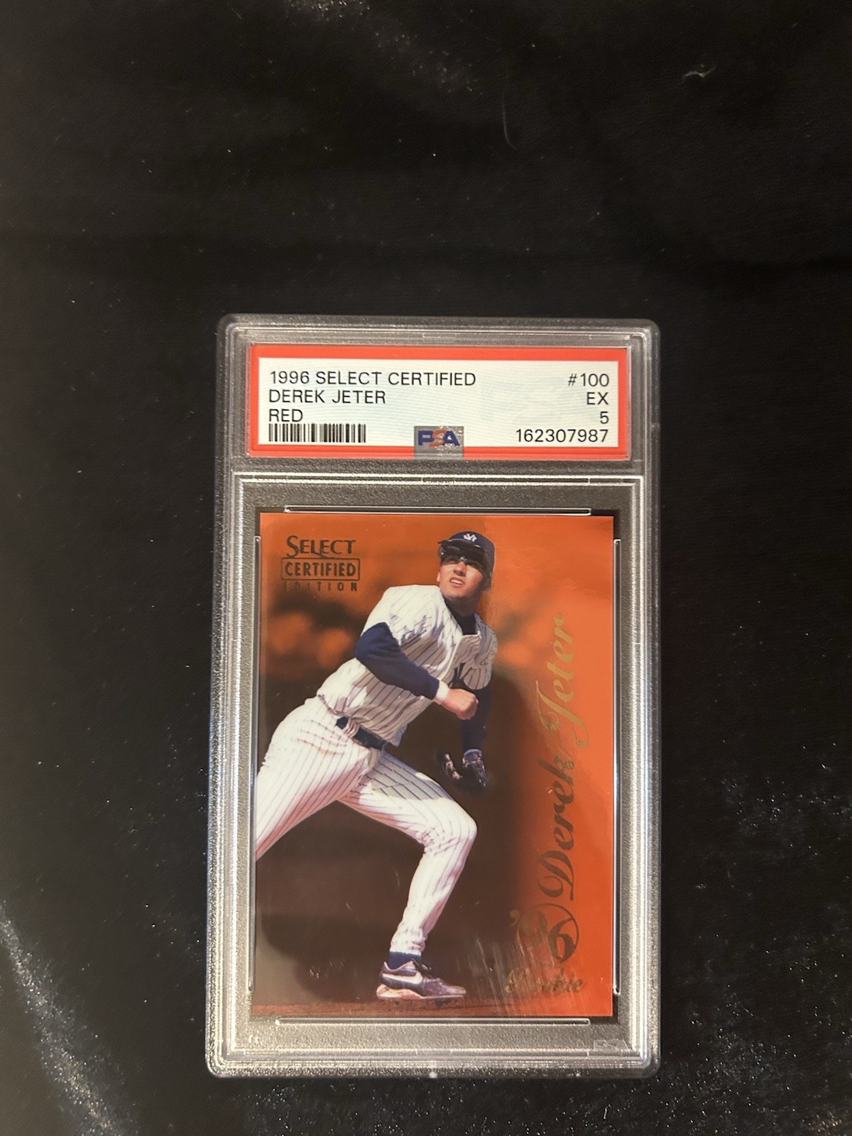 Derek Jeter 1996 Select Certified Rookie  Red #100 PSA 5