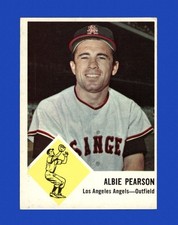 1963 Fleer Set-Break # 19 Albie Pearson EX-EXMINT *GMCARDS*