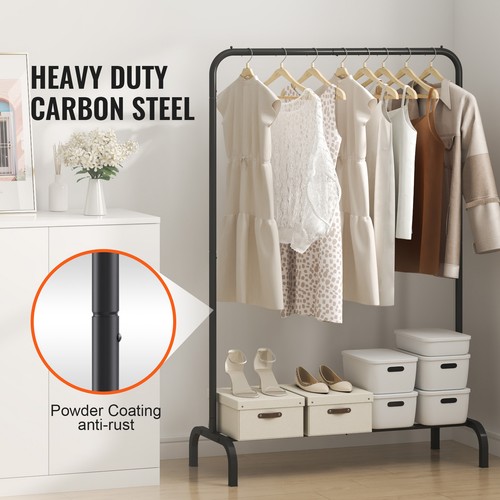Numios Clothes Rack Uimoso Clothes Rack Heavy Duty Clothing Garment Rack with Hanging Rod ...