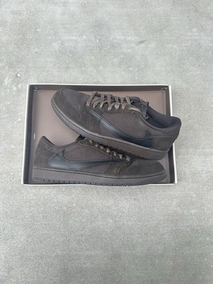 Nike Air Jordan 1 Low Travis Scott Brown Velvet DM7866-202 Size 10 Super Clean