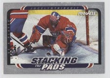 1996-97 Pinnacle Be A Player Stacking the Pads Jocelyn Thibault #15 g5i