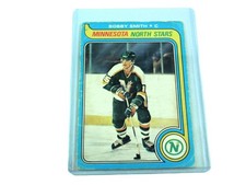 1979 OPC O-Pee-Chee Hockey Card #206 Bobby Smith Rookie Card with Top Loader. rookie card picture