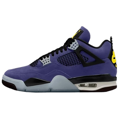 #ad #ad Nike Air Jordan 4 Retro #x27;Lakers#x27; AJ4 Imperial Purple FV5029 500 Men#x27;s Size $264.00