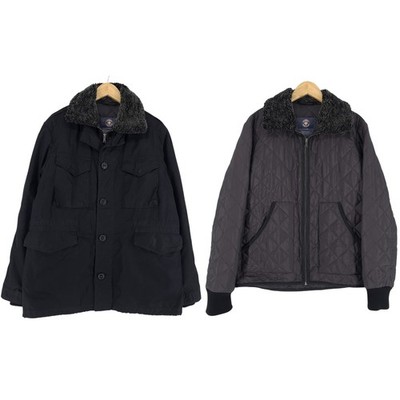 Strellson 2-in-1 Cotton Blend Windbreaker Jacket Men Black XL