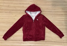 Abercrombie  Fitch Kids Velour Sherpa Full Zip Hoodie 13/14 L A F Sweatshirt