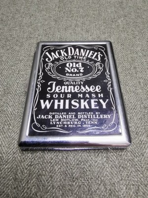 Jack Daniel s Zigarettenetui, Zigarettendose, Feuerzeug fehlt    