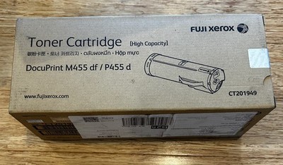Fuji Xerox Genuine CT201949 Toner Cartridge Black 25K For DocuPrint M455df/P455d