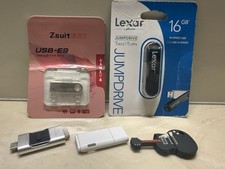 Lot 5 Jump Drive New - Used Lexar 16 GB Zsuit...