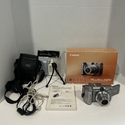 Canon PowerShot A620 7.1MP Digital Camera - Tested W Box Read Description