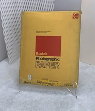 Kodak Photographic Paper NOS Sealed Polycontrast 8x10 25 Sheets Single Weight F