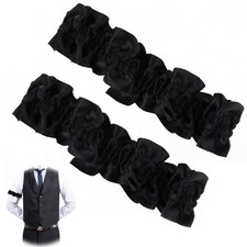 1 Pair Arm Garters for Men's Sleeve 1920's Armband Garter Shirt Holder