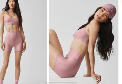 alo ヨガパンツ XS ピンク alo yoga AIRLIFT ENERGY SHORT in Vintage Pink, NWT, XS. ,orig$88