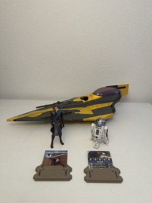 Star Wars Hasbro Kenner Anakins Starfighter + Anakin + R2D2