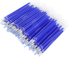 100 PCS Heat Erasable Fabric Refills, Disappearing Ink Pen for Fabric Quilting S